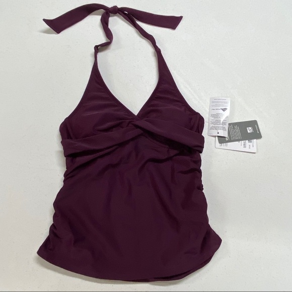 Athleta  WILD BLOOM Tara Halter Tankini Swim - Picture 3 of 5